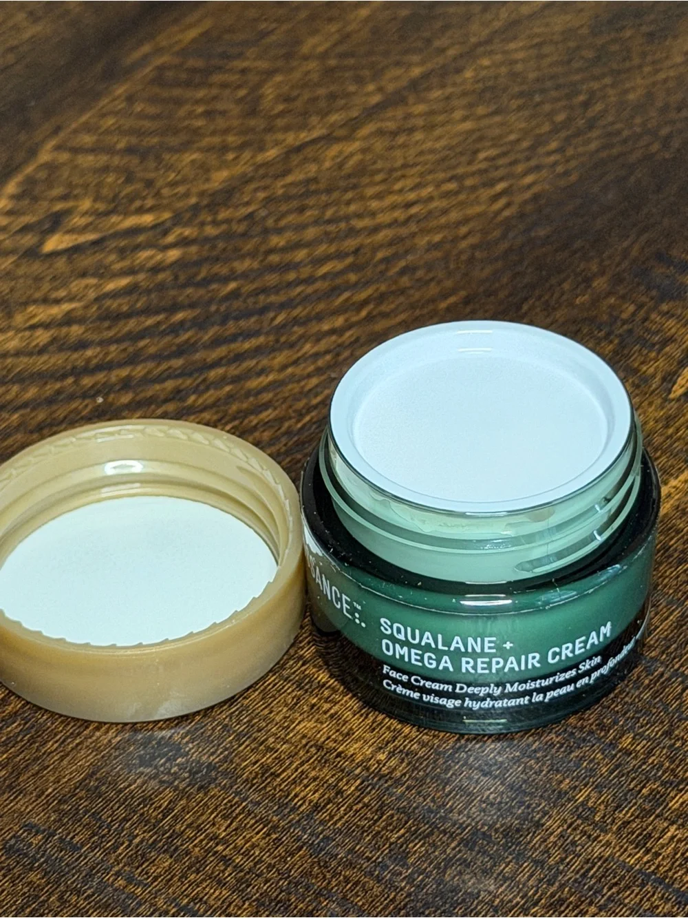Biossance Squalane + Omega Repair Cream — Hydrating Face Cream 15ml Travel